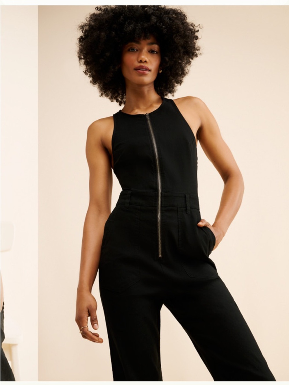 Anthropologie The Naomi Workwear Jumpsuit by Maeve Size 10 - Picture 4 of 12